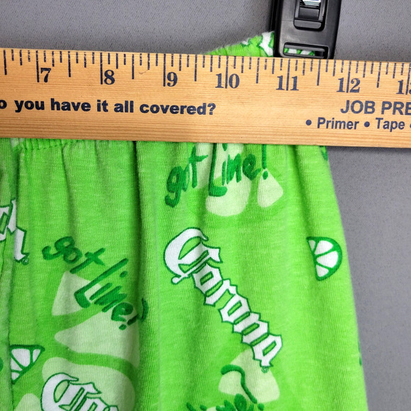 Corona Pajama Pants Mens Small Green Got Lime Lounge Sleepwear So Fly Made USA - Picture 6 of 11